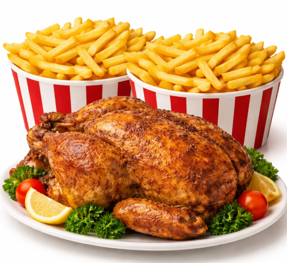 Full Chicken & 2 LG Chips